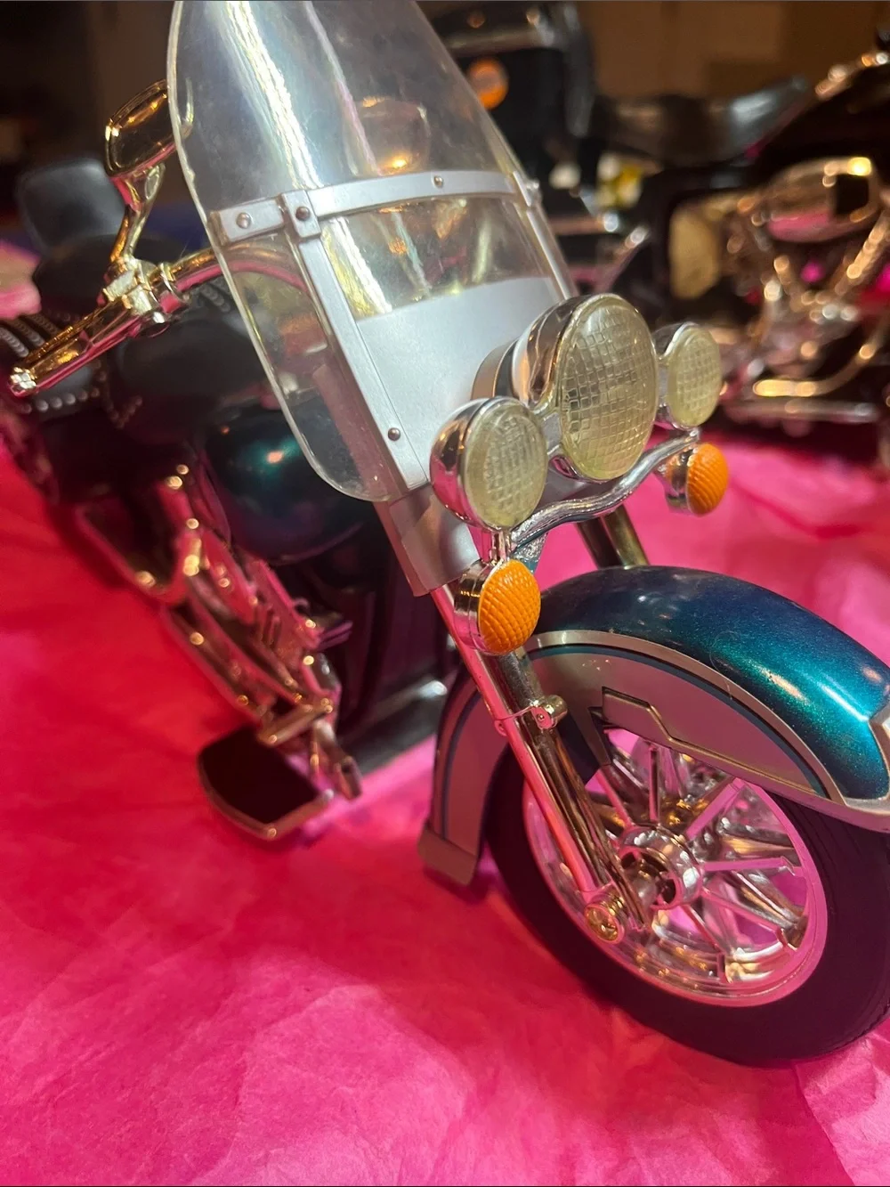 Harley-Davidson detailed green